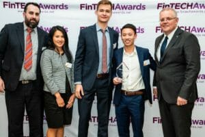 Evan Wong and Scott Morrison Regtech Awards
