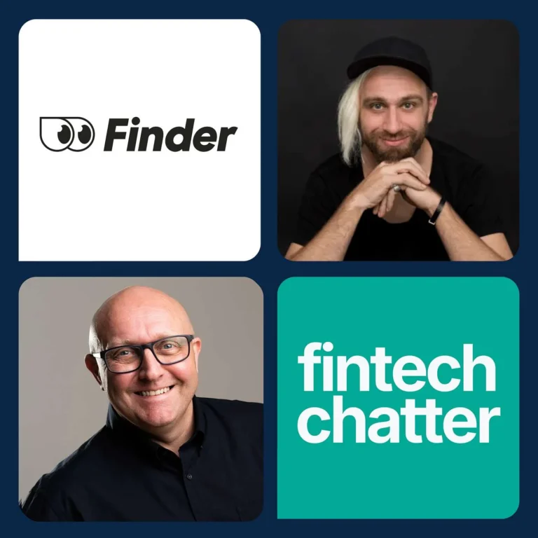 Fred Schebesta, co-founder of Finder, on the Fintech Chatter podcast with host Dexter Cousins
