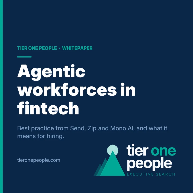 Agentic workforces in Fintech Whitepaper